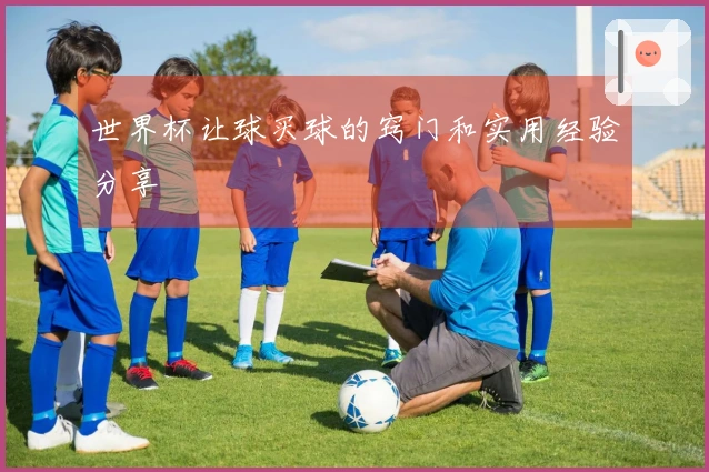 世界杯让球买球的窍门和实用经验分享
